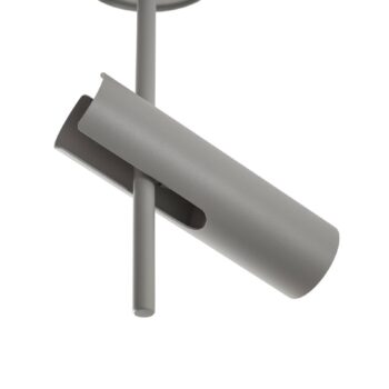 Stropné bodové svetlá Leda 1, taupe, 1-pl., oceľ, GU10, výška 34 cm