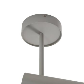 Stropné bodové svetlá Leda 1, taupe, 1-pl., oceľ, GU10, výška 34 cm