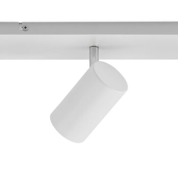 Stropné bodové svetlá Lindby Joffrey, 116 cm, biele, 6-pl