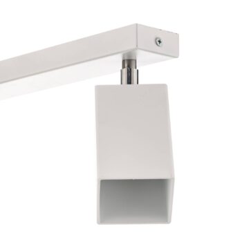 Stropné bodové svetlá Square, biele, 2-plameňové