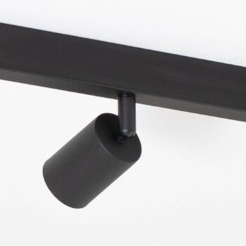 Stropné bodové svetlá Top, čierne, 83 cm, 4-pl., kov, GU10