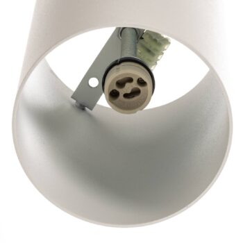 Stropné bodové svetlá Tubo Ø 12cm, biele