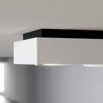 Stropné bodové svietidlo Arcchio Ronka, 34 cm, 2 svetlá, biele, GU10