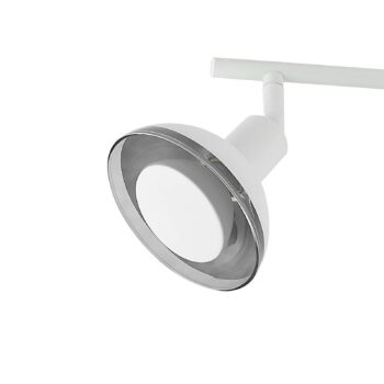 Stropné bodové svietidlo Lindby Erin, biele, 2 svetlá, 31,5 cm, sklo