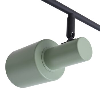Stropné bodové svietidlo Lindby Ovelia, zelené, 80 cm, 4 svetlá, E27