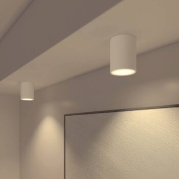 Stropné reflektory Calex Smart Halo Spot LED, biele