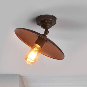 Stropné svietidlo ALICE v starožitnej mosadzi