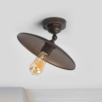 Stropné svietidlo ALICE v starožitnej mosadzi