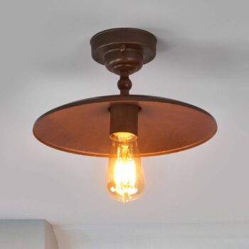 Stropné svietidlo ALICE v starožitnej mosadzi