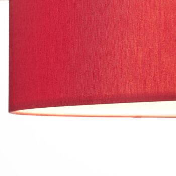 Stropné svietidlo Alea, rubínovo červená