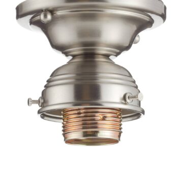 Stropné svietidlo Alena matný nikel tienidlo sklo