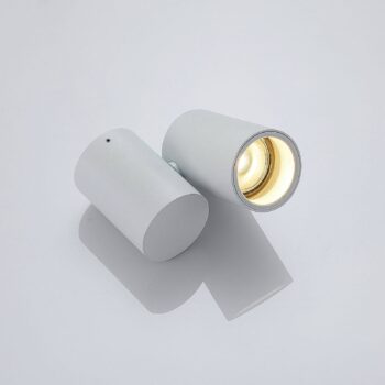 Stropné svietidlo Arcchio Gesina, 1-lampa, biela, hliník, 11,6 cm