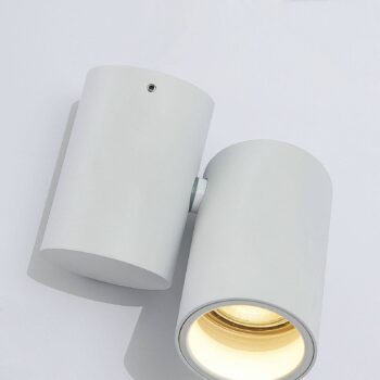 Stropné svietidlo Arcchio Gesina, 1-lampa, biela, hliník, 11,6 cm