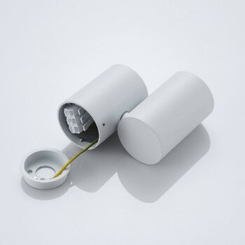 Stropné svietidlo Arcchio Gesina, 1-lampa, biela, hliník, 11,6 cm