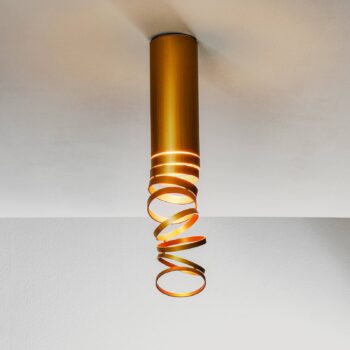Stropné svietidlo Artemide Decomposé, zlaté