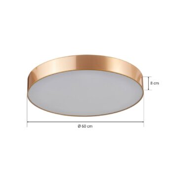 Stropné svietidlo Aurelia stmievateľné zlato 60 cm