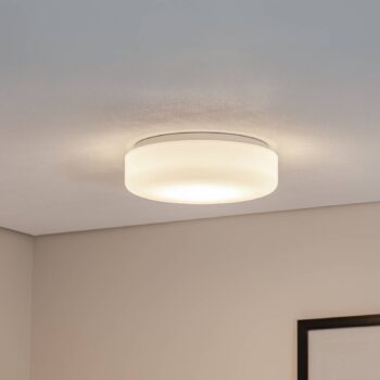 Stropné svietidlo BEGA LED 50735PK3, Ø 35 cm biely plast on/off