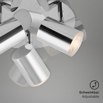 Stropné svietidlo Banyo Splash, IP44, 3-plameňové