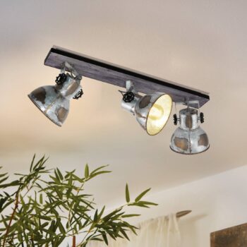 Stropné svietidlo Barnstaple priemyselný vzhľad 3p