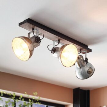 Stropné svietidlo Barnstaple priemyselný vzhľad 3p