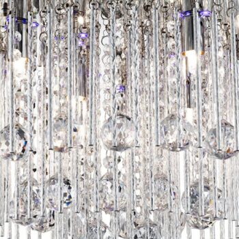 Stropné svietidlo Beatrix krištáľ s diaľkovým