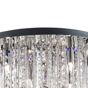 Stropné svietidlo Beatrix krištáľ s diaľkovým