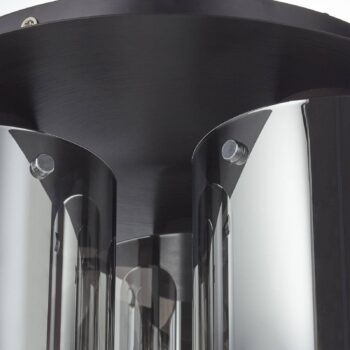 Stropné svietidlo Beth s dymovým sklom 3-plameňové