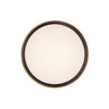 Stropné svietidlo Bruno LED s dreveným rámom CCT Ø 44 cm