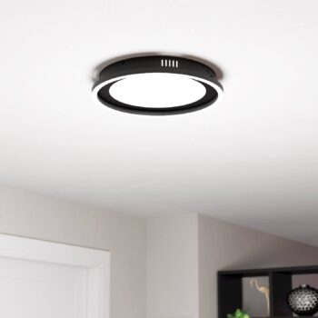 Stropné svietidlo Calagrano LED s diaľkovým ovládaním, Ø38cm