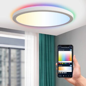 Stropné svietidlo Calex Smart Halo LED, Ø 29,2 cm