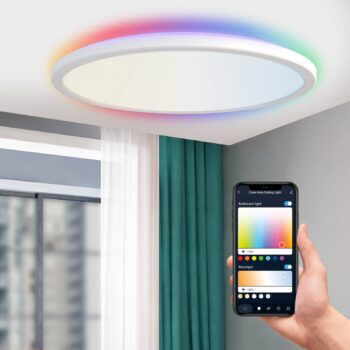 Stropné svietidlo Calex Smart Halo LED, Ø 40 cm