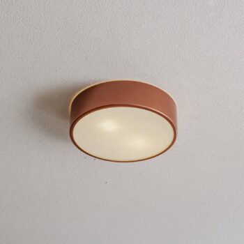 Stropné svietidlo Cleo 300, IP54, Ø 30 cm medená