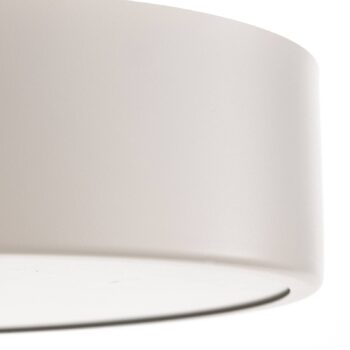 Stropné svietidlo Cleo 300, biele, senzor, IP20, Ø 30 cm, kov