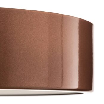 Stropné svietidlo Cleo 300, meď, senzor, IP20, Ø 30 cm, kov