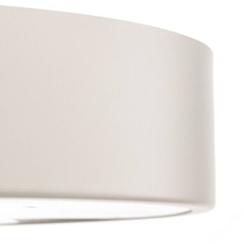 Stropné svietidlo Cleo 400, IP54, Ø 40 cm biela