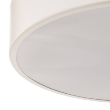Stropné svietidlo Cleo 400, IP54, Ø 40 cm biela