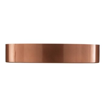 Stropné svietidlo Cleo 400, meď, senzor, IP20, Ø 40 cm, kov