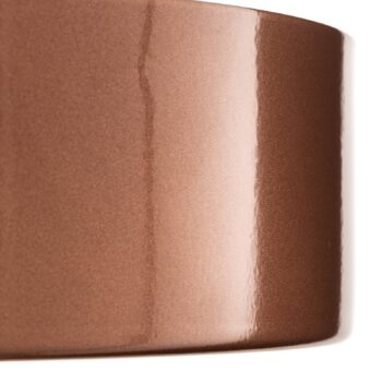 Stropné svietidlo Cleo 400, meď, senzor, IP20, Ø 40 cm, kov