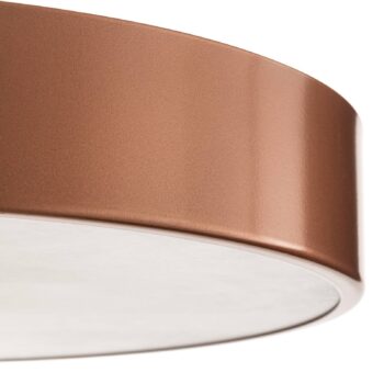 Stropné svietidlo Cleo 500, medená, senzor, IP20, Ø 50 cm, kov