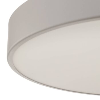 Stropné svietidlo Cleo 600, sivá, senzor, IP20, Ø 60 cm, kov