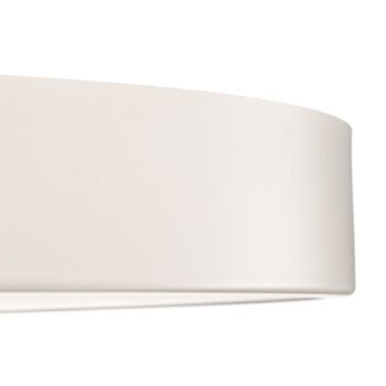 Stropné svietidlo Cleo 800, biele, senzor, IP20, Ø 78 cm, kov