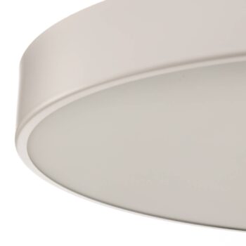 Stropné svietidlo Cleo 800, biele, senzor, IP20, Ø 78 cm, kov
