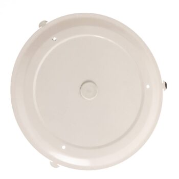 Stropné svietidlo Cleo DR275, IP54, Ø 27,5 cm, dubové drevo, E27
