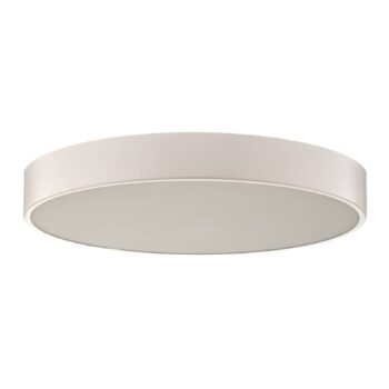 Stropné svietidlo Cleo, Ø 60 cm, IP20, biele, kov, E27