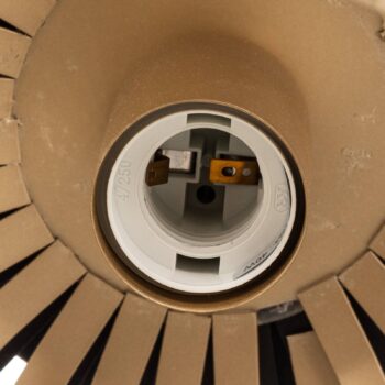 Stropné svietidlo Encinitos, čierna/mosadzná