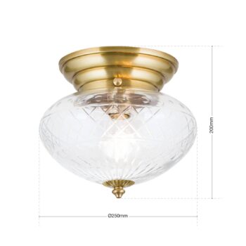 Stropné svietidlo Enna Ø 25 cm