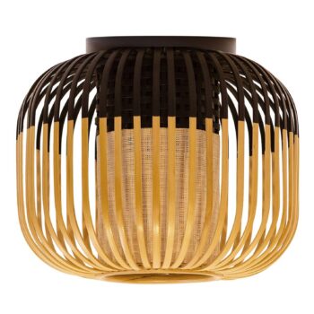 Stropné svietidlo Forestier Bamboo Light XS 27 cm čierne