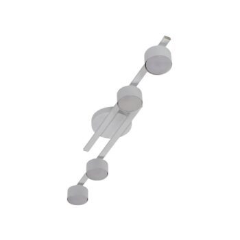 Stropné svietidlo Fragment, biele, dĺžka 86 cm, kov, 4 svetlá.