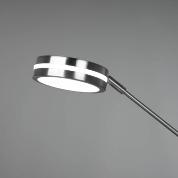 Stropné svietidlo Franklin LED, lampa na čítanie, matný nikel