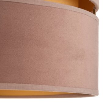 Stropné svietidlo Golden Duo Ø 40cm svetloružová/zlatá